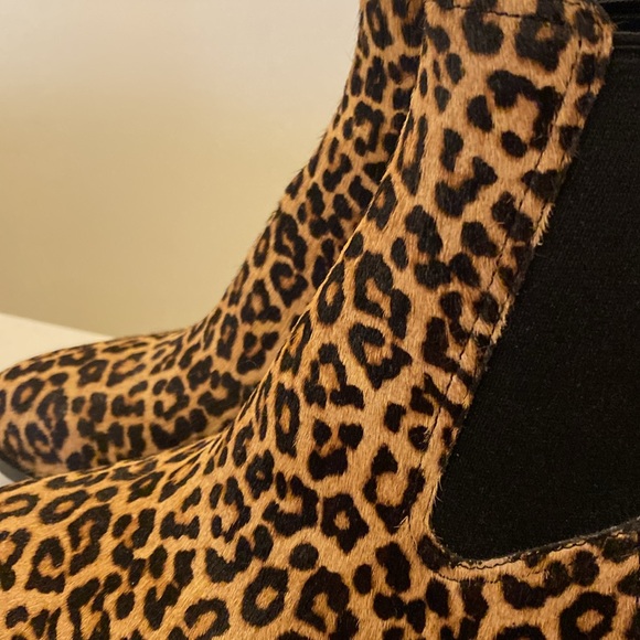 Cole Haan Newburg Booties in water resistant leopard-print ponyhair - Picture 10 of 12